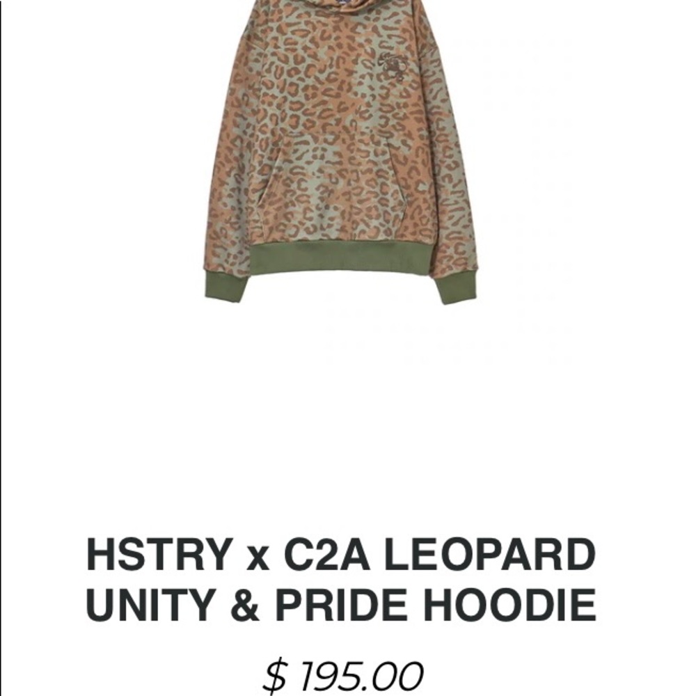 HSTRY NAS HSTRY x C2A LEOPARD UNITY & PRIDE HOODIE - Limited edition!